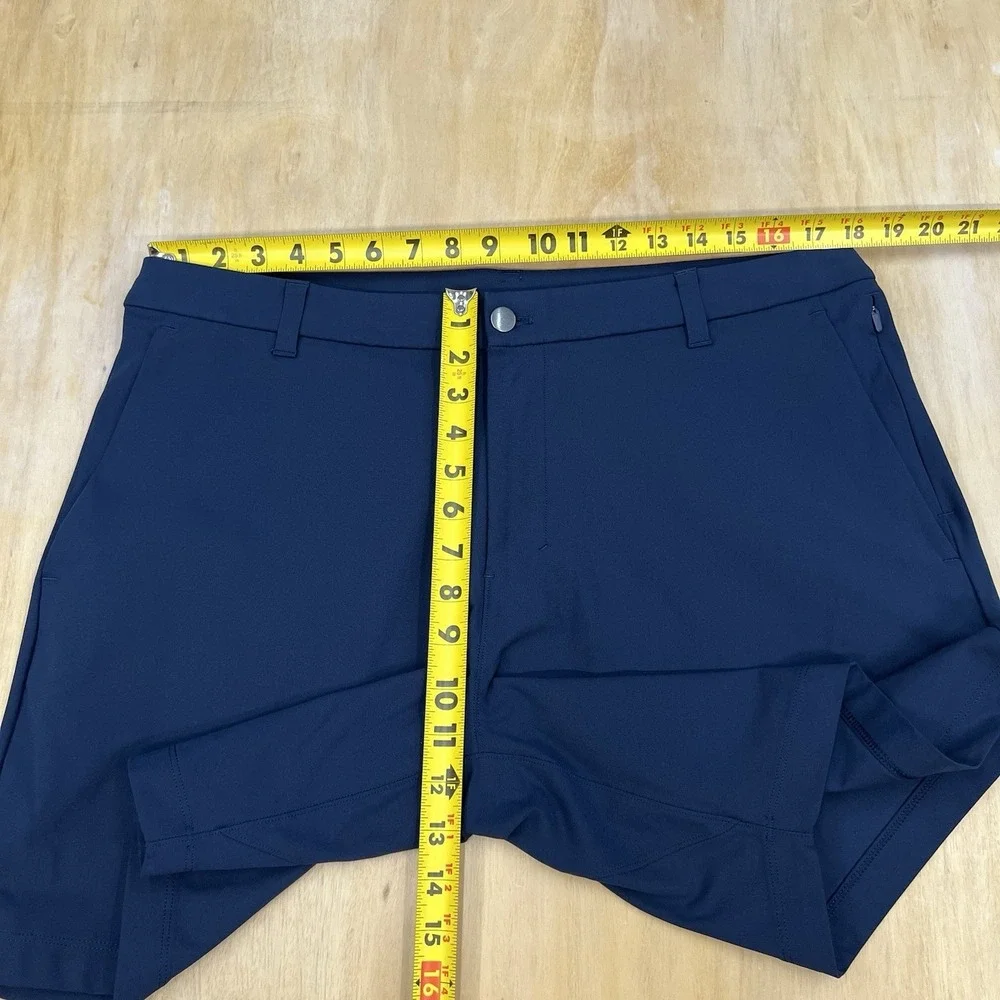Lululemon Commission Classic Fit Shorts Mens 36x7 Dark Navy (No Tag) Warpstreme